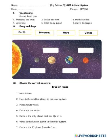 Big Science 3 Planets