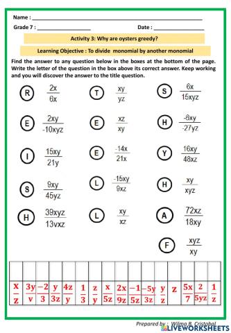Why are oysters greedy?