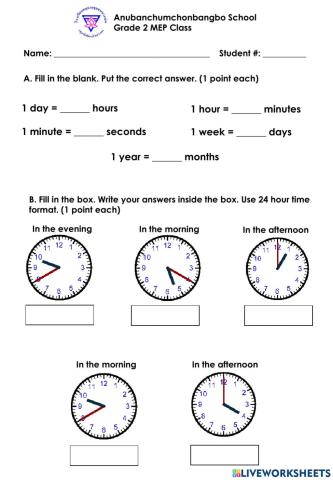Time (Quiz)