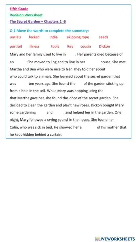 The Secret Garden Ch.1-6