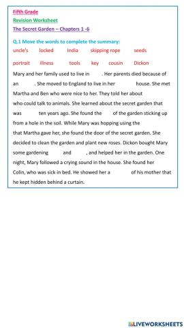 The Secret Garden Ch.1-6