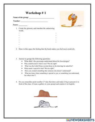 The little prince lesson 1