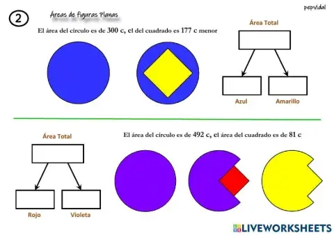 Áreas y porcentajes (2) b