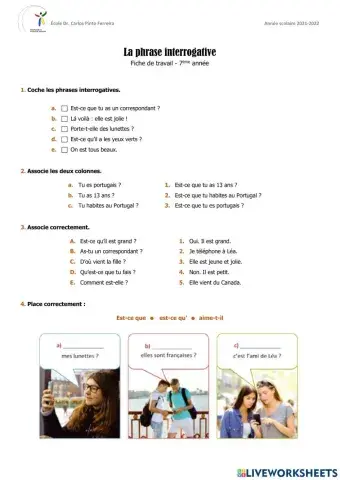 La phase interrogative