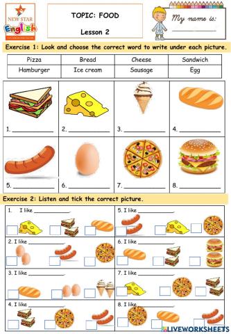 Po 3- Food- Lesson 2