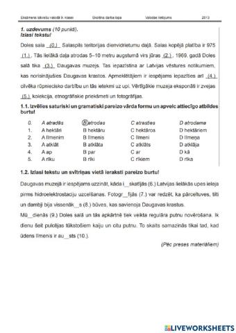 2013.g. 9.kl. ekss. val.lietojums LAT2