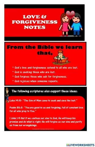 Love and Forgiveness Notes