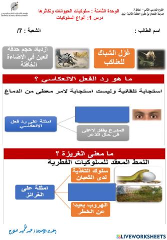 السلوكيات الفطرية