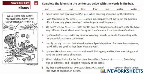 Culture Idioms