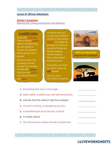 Access 8 - T2 - U6 - L9 - Act 1