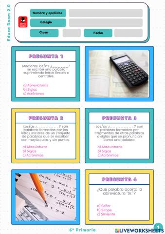 6º ud6 cuestionario 1 lengua