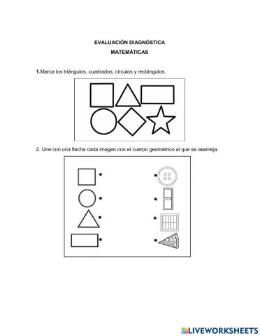Evaluación matematicas
