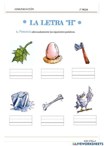La letra H