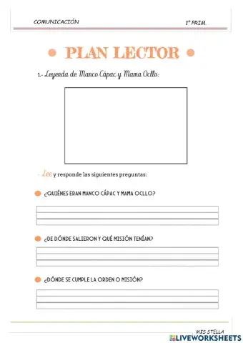 Plan Lector-Manco Cápac y Mama Ocllo