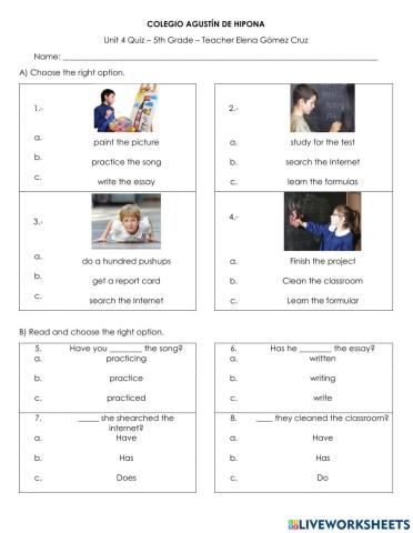 Basic Present Perfect