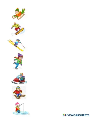 Les activites d'hivers