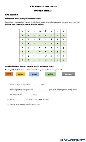 Lkpd bahasa indonesia