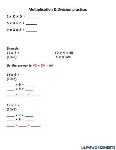 Unit 10 Maths Practice
