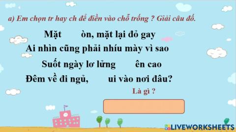 Bài 2 Chính tả
