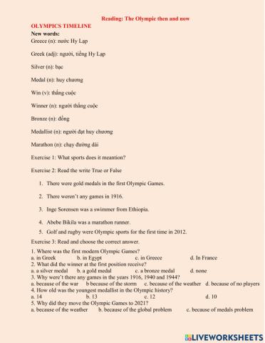 Unit 6- friend plus- reading