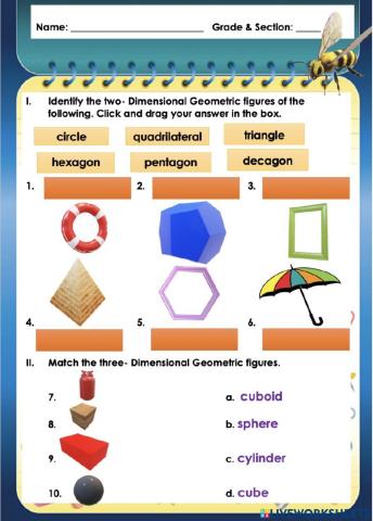 2-D and 3- D Shapes