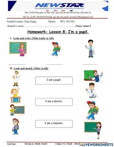 2. i am a pupil