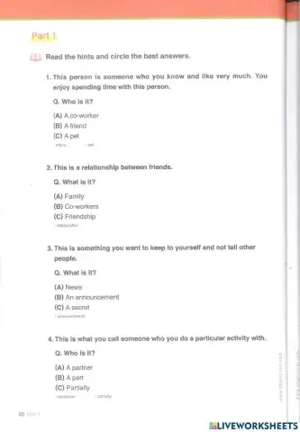 Toefl primary step 2 - part 1 reading