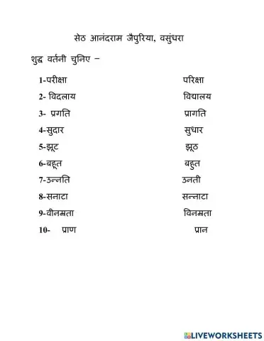 वर्तनी ज्ञान