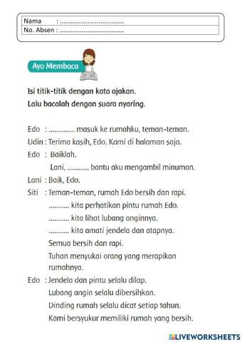 Tema 6 subtema 2 pembelajaran 3