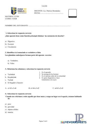 Lección de CCNN 15-02-2022