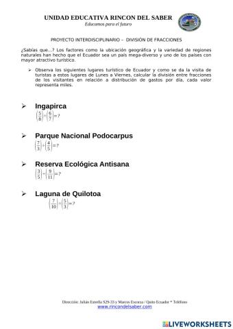 Proyecto Interdisciplinario