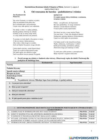 Rzemieślnicza Branżowa Szkoła II Stopnia w Pilźnie, semestr II, zajęcia 2