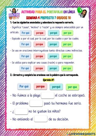 Taller Grado 10 B Semana 3 Proyecto 7