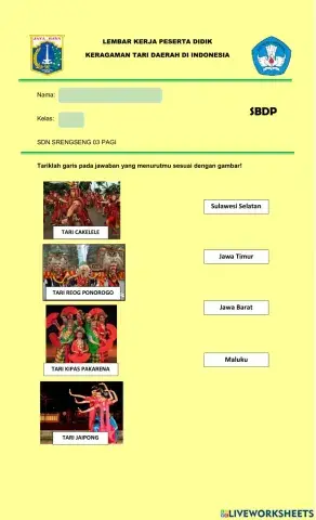 Beragam tarian daerah indonesia