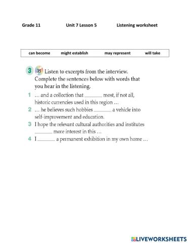 Listening Comprehension