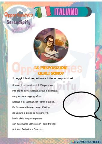 Progetto italiano clase 11