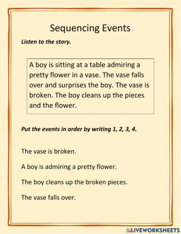 Sequencing Events