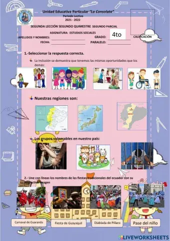 Ecuador y sus personajes