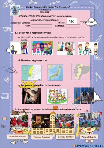 Ecuador y sus personajes