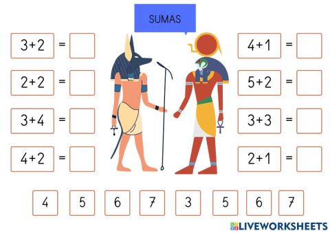 sumas egipto