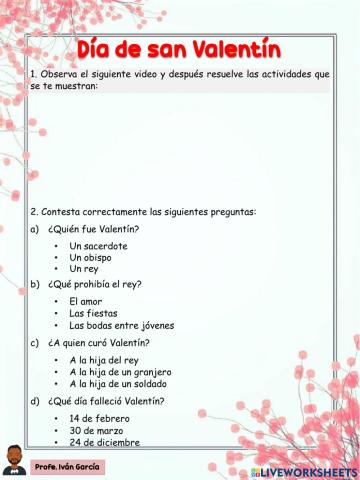 Día de San Valentín