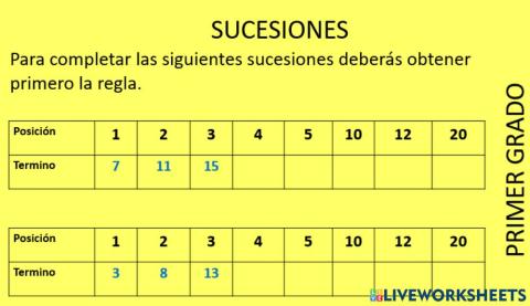 Sucesiones