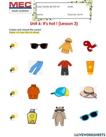 The weather-HO2-U6L3