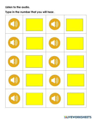 Listening Activity: Numbers 13 and 14