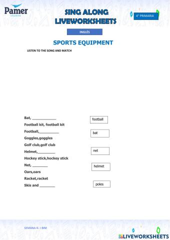 Sports equipment