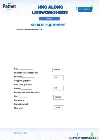 Sports equipment