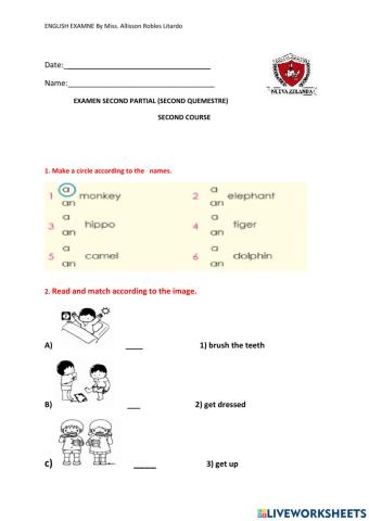 Second course segundo quemestre