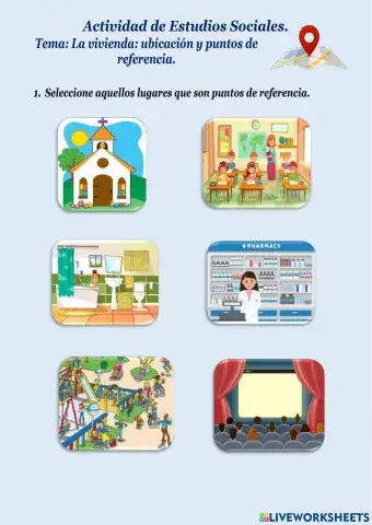 La vivienda: ubicación y puntos referenciales.