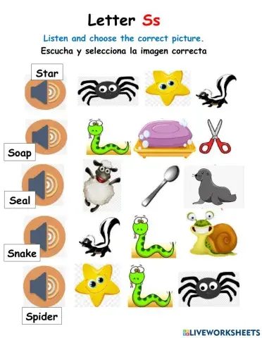 Letter Ss