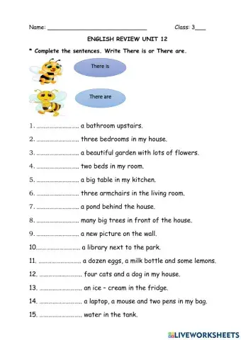 Grade 3 - There is, There are